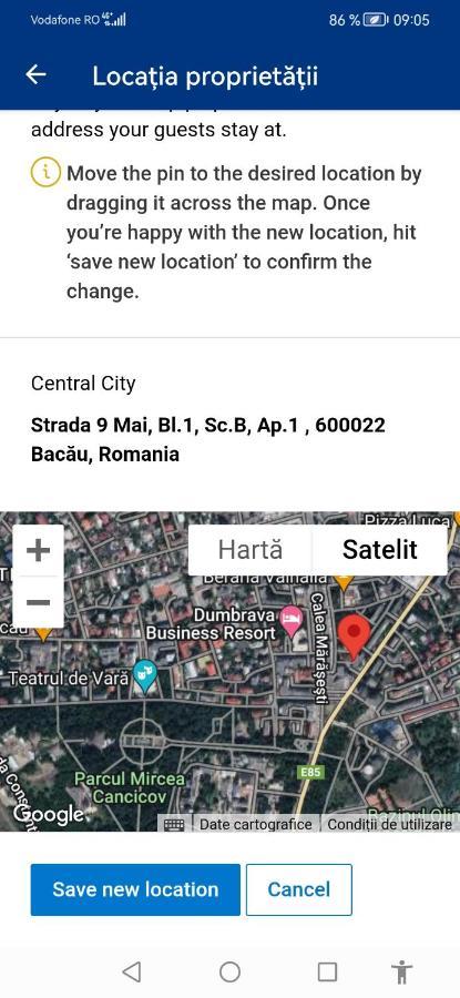 Central City Bacău Esterno foto
